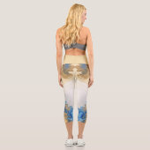 Leggings Capri Design en marbre (Verso)