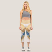 Leggings Capri Design en marbre (Recto)