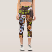 Leggings Capri Design floral 2 (Recto)