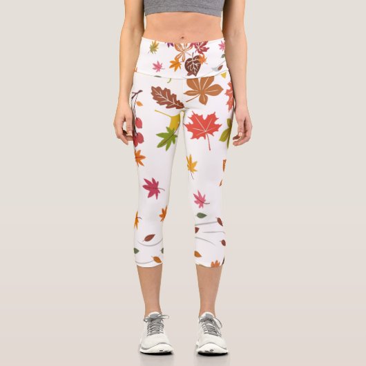 Leggings Capri Design naturel Capris haut taille (Recto)