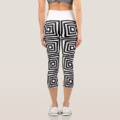 Leggings Capri Design noir (Verso)
