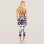 Leggings Capri Design polonais de céramiques traditionnelles (Verso)