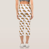 Leggings Capri dessin animé citrouille (Verso)