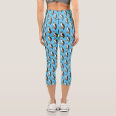 Leggings Capri dessin animé d'aigle des Philippines (Verso)