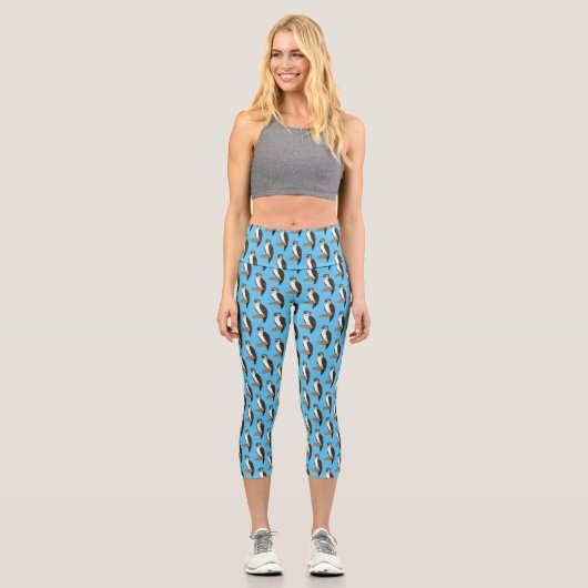 Leggings Capri dessin animé d'aigle des Philippines (Recto)