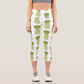 Leggings Capri dessin animé mignon de bok choy (Recto)