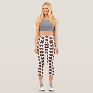 Leggings Capri dessin de Chien Tibétain Mastiff