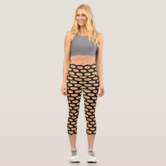 Leggings Capri Dessin du Croissant (Recto)