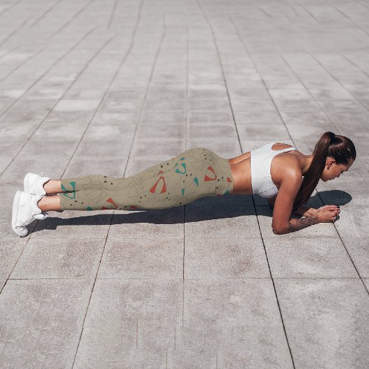 Leggings Capri Dessin en mode foncé Fox