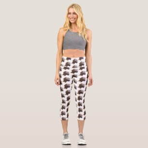 Leggings Capri dessin humoristique d'aigle royal