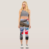 Leggings Capri Deux Shinkansen à la gare de Tokyo (Recto)