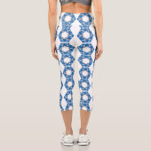 Leggings Capri Diamant bleu (Verso)