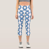 Leggings Capri Diamant bleu (Recto)