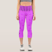 Leggings Capri Diamant rose (Recto)