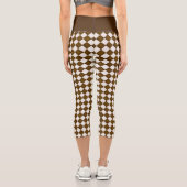 Leggings Capri Diamants blancs Brown et anciens (Verso)