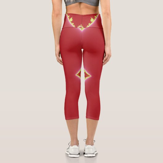 Leggings Capri Diamonds & Rust (Verso)