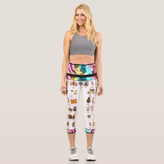 Leggings Capri Dingaling Bros Circus acts (Recto)