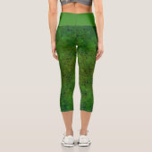 Leggings Capri Dinosaure Vert Caché (Verso)