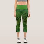 Leggings Capri Dinosaure Vert Caché (Recto)