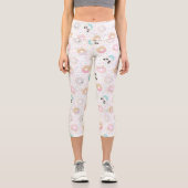 Leggings Capri Dinuts D'Animaux Et Parfums Mignons (Recto)