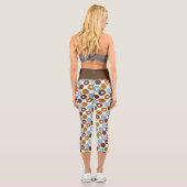 Leggings Capri Dinuts de chocolat (Verso)