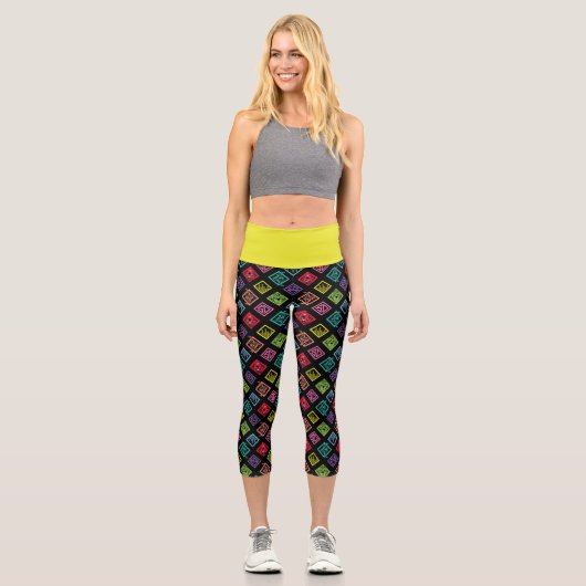 Leggings Capri DJ Scooby-Doo Motif (Recto)