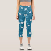 Leggings Capri Doodle Hearts (Recto)