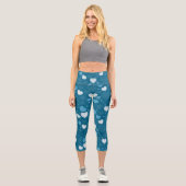 Leggings Capri Doodle Hearts (Recto)