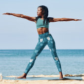 Leggings Capri Doodle Hearts