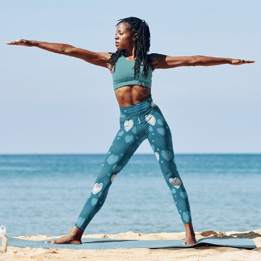 Leggings Capri Doodle Hearts