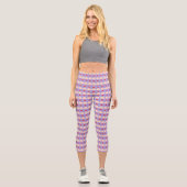 Leggings Capri Doublage d'amour Ube haute taille Capris (Recto)