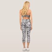 Leggings Capri Double surface composée X en gris (Verso)