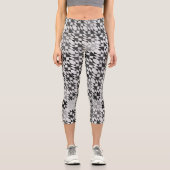 Leggings Capri Double surface composée X en gris (Recto)
