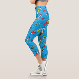 Leggings Capri Dr. Seuss   modèle de livre d'histoires d'œufs ver