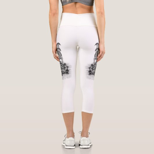Leggings Capri Dragon avec Zombie (Verso)