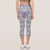 Leggings Capri dragon floral (Verso)