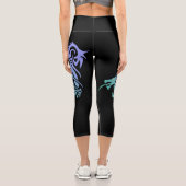Leggings Capri Dragon Tribal (Verso)