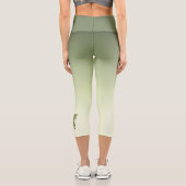 Leggings Capri Dragon volant vert (Verso)