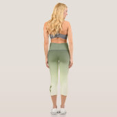 Leggings Capri Dragon volant vert (Verso)