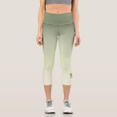 Leggings Capri Dragon volant vert (Recto)
