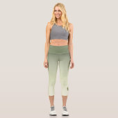 Leggings Capri Dragon volant vert (Recto)