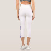 Leggings Capri Drapeau à bande croate (Verso)