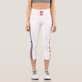 Leggings Capri Drapeau à bande croate (Recto)