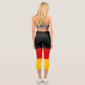 Leggings Capri Drapeau allemand (Verso)