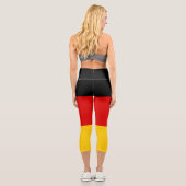 Leggings Capri Drapeau allemand (Verso)