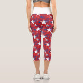 Leggings Capri Drapeau américain (Verso)