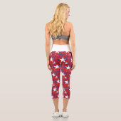 Leggings Capri Drapeau américain (Verso)