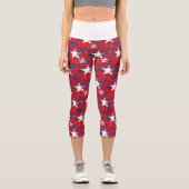 Leggings Capri Drapeau américain (Recto)