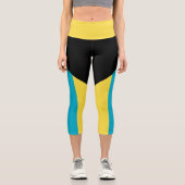 Leggings Capri Drapeau bahamien (Recto)