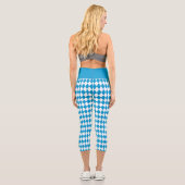 Leggings Capri Drapeau bavarois Motif Oktoberfest (Verso)